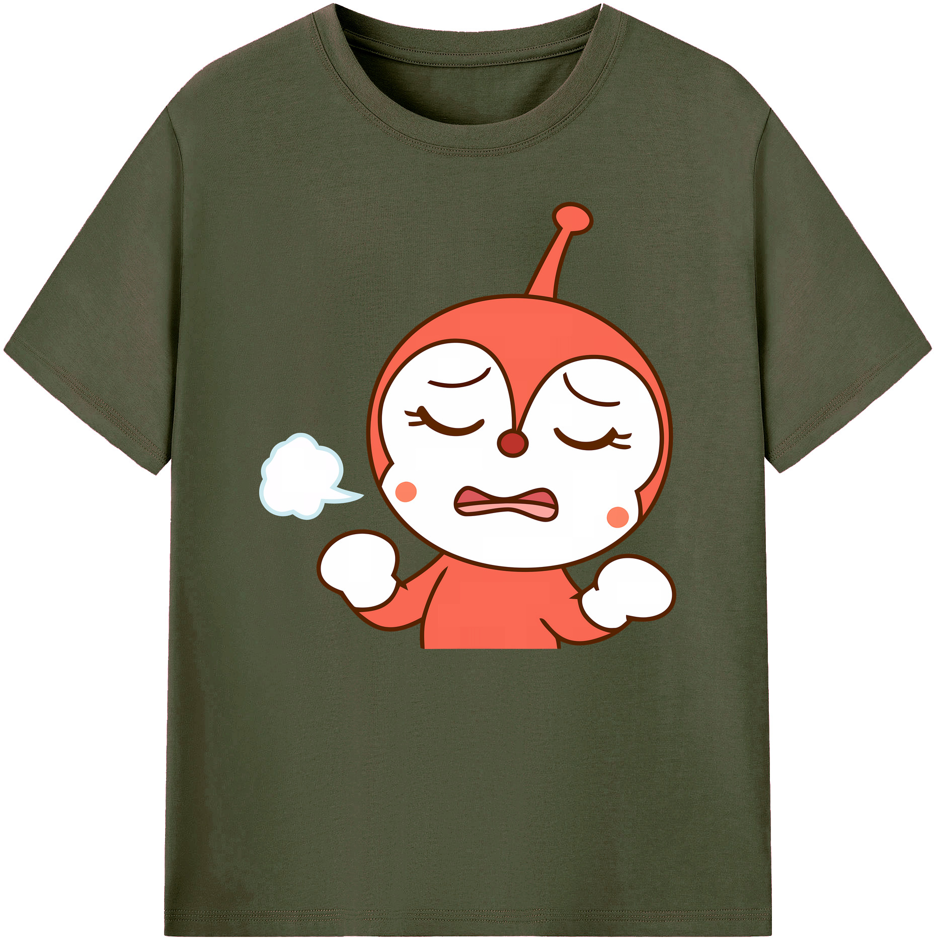 （画像用） アンパンマン Anpanman 綿100％ メンズ半袖Tシャツ｜肌触りやわらか＆通気性
